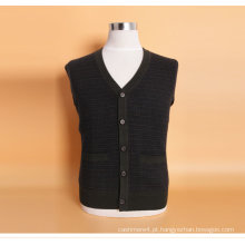 Yak Jwool / Cashmere V Neck Cardigan camisola de manga longa. / Vestuário / Tricô / Vestuário